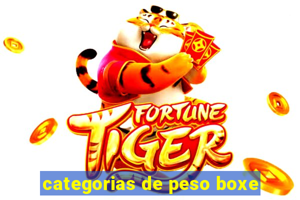 categorias de peso boxe